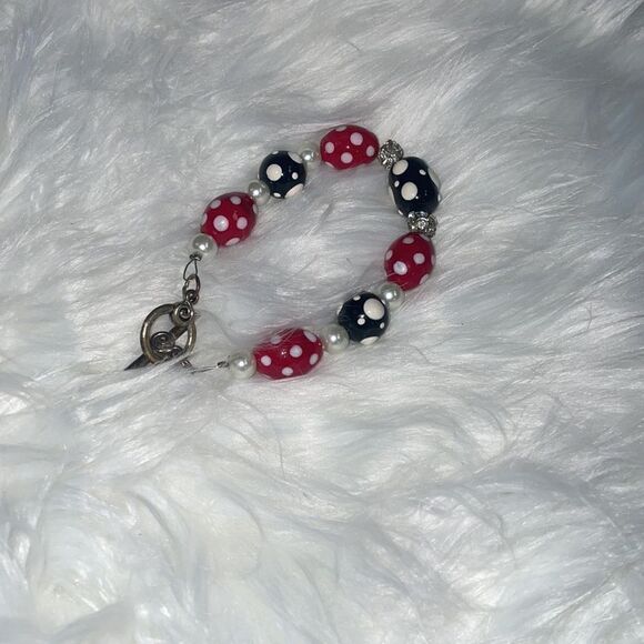Disney Inspired Handcrafted Bead Bracelet 9” - Picture 2 of 4